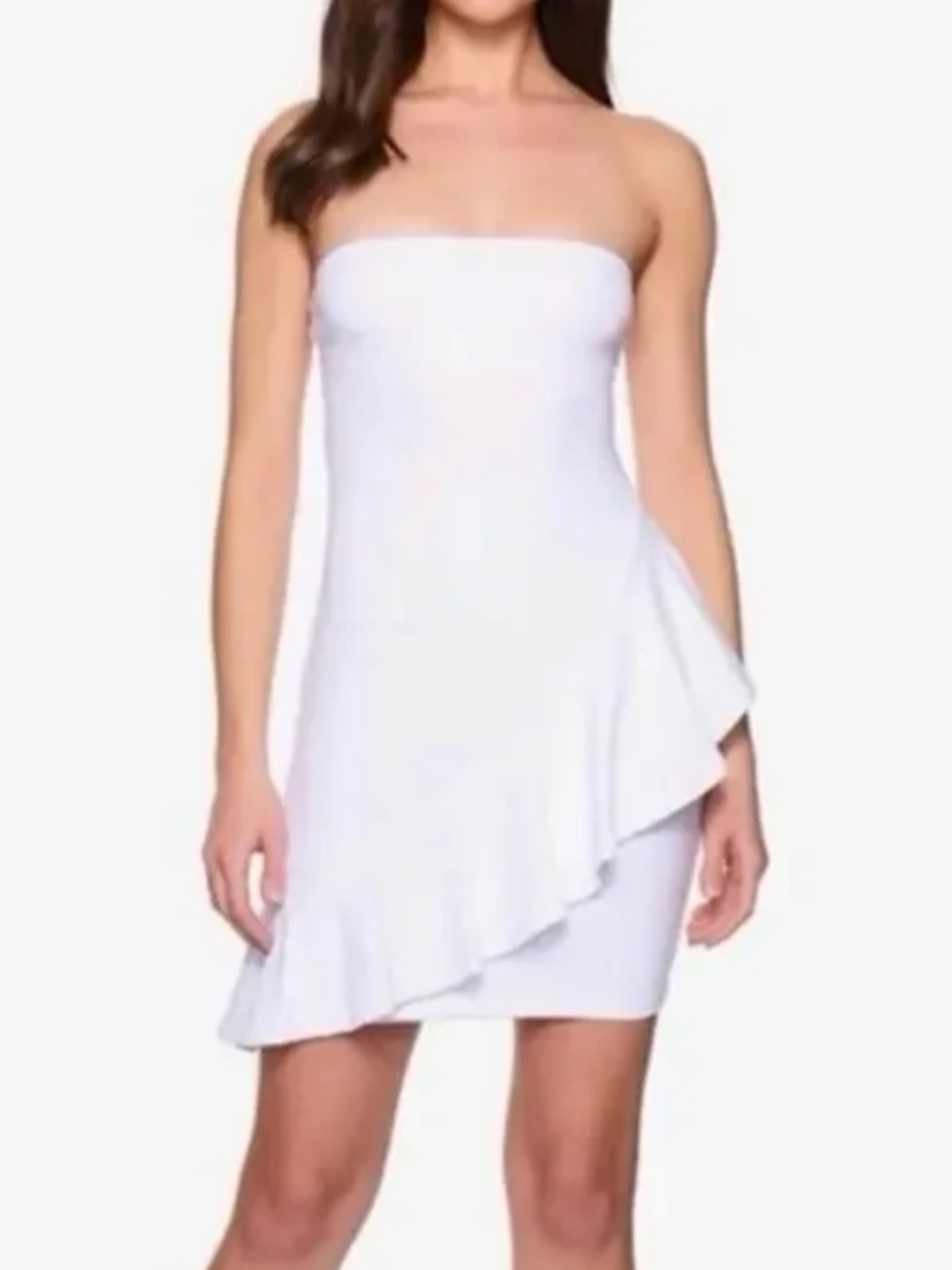 Susana Monaco Tube Ruffle Dress